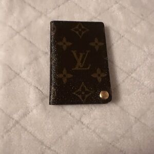 Louis Vuitton Tan Leather Card Holder